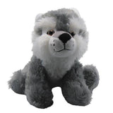 Grey Wolf Plush Toy